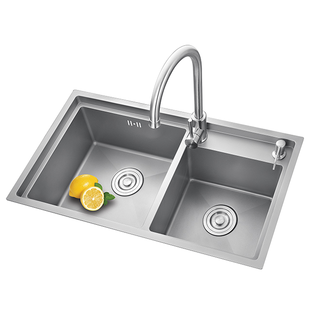High Quality Stainless Steel Handmade Kitchen Sink Nano-8143HM