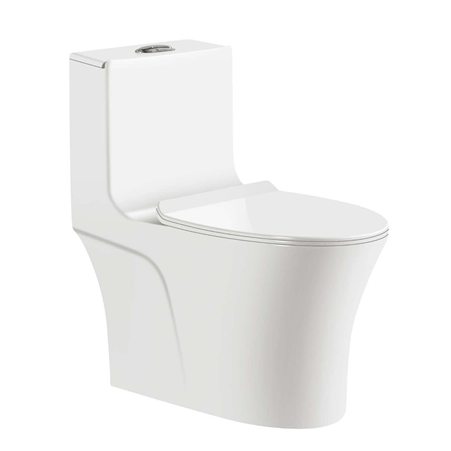 Siphonic Ceramic Bidet for One Piece Toilet 8035
