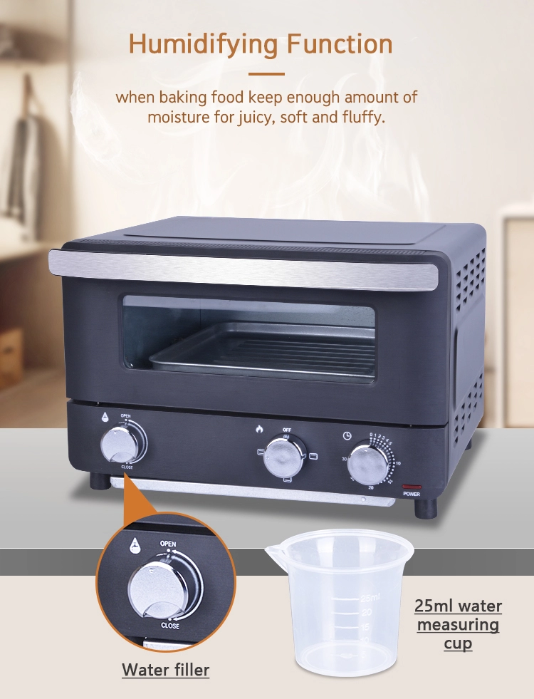 New Style 13L Portable Baking Mini Electric Steam Toaster Oven