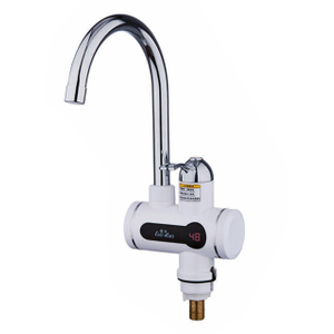 Digital Display Fast Electric Faucet Under Water,3s Out of Hot Water White/Red/Golden/Silver LD-102C/104C/105C/106C