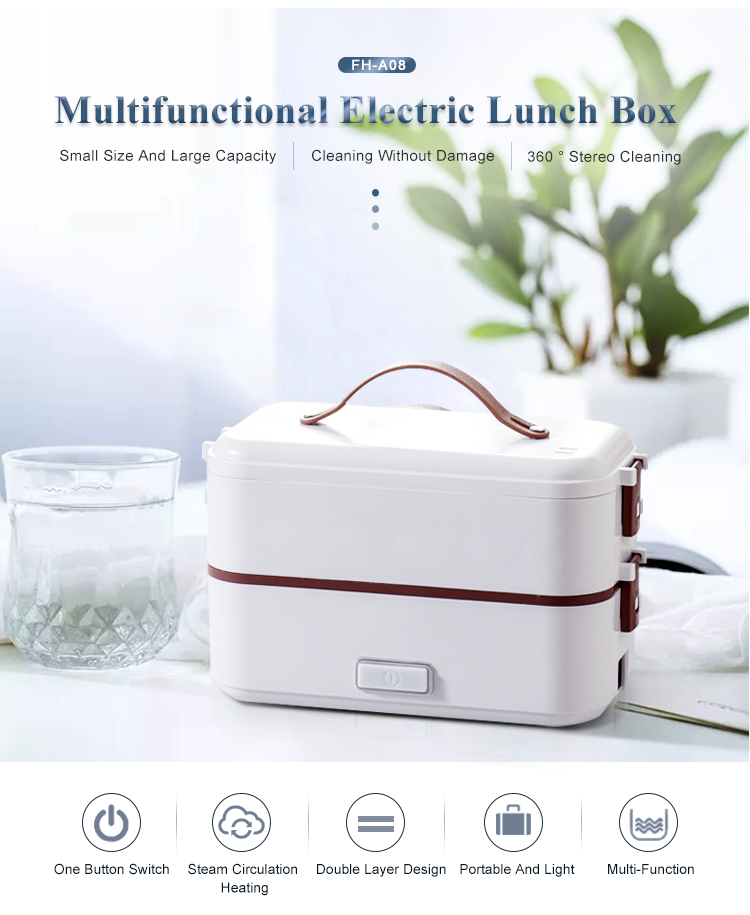 Electric Lunch Box with Single Layer