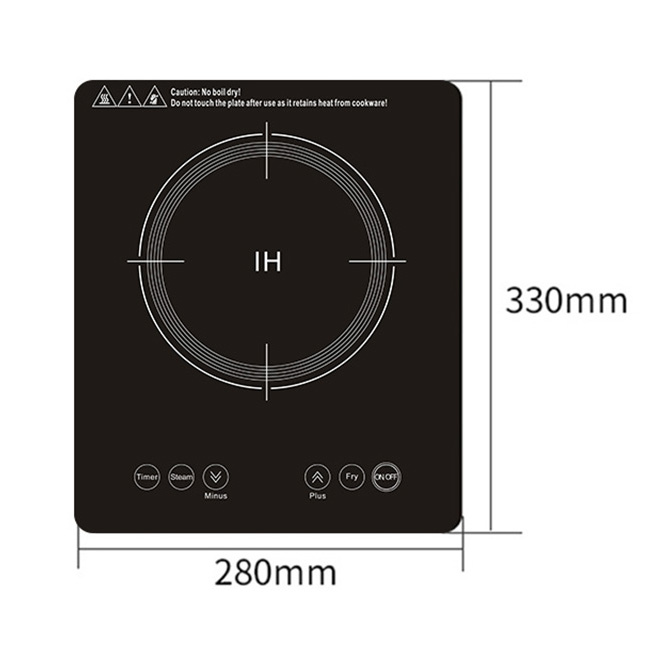 OEM Or ODM 2200W Sensor Touch Control Induction Cooker 220V H7A