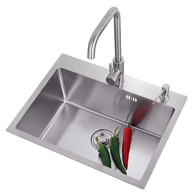 High Quality Stainless Steel Handmade Kitchen Sink 4540HM/6045HM/7245HM